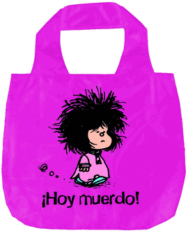 BOLSA PLEGABLE MAFALDA HOY MUERDO - NE