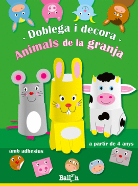 DOBLEGA I DECORA- ANIMALS DE LA GRANJA