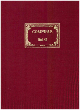 COMPRAS CONTABILIDAD MODELO 47 FOLIO NATURAL LIBRO REGISTRO DE COMPRAS R.H.C. MOD. 47