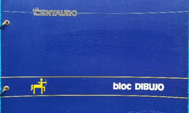 BLOC DIBUJO CENTAURO A-4  DE DOS ANILLAS CON RECUADRO 20 PGINAS