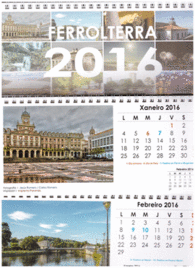 CALENDARIO 2016 FERROLTERRA SOBREMESA