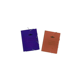 CARPETA F� GOMAS SENCILLA CON SOLAPAS 500GR CARTON AZUL. MG