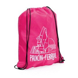 MOCHILA DE CUERDAS SEMANA SANTA  PAIXN POR FERROL. ROSA