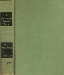 THE AMERICAN NOVEL 1789-1939 REVISED EDITION