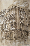 L�MINA FERROL CALLE DOLORES (CERVANTES) 40X30 CM