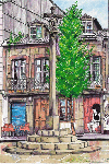 L�MINA FERROL CRUCEIRO DE CANIDO 40X30 CM