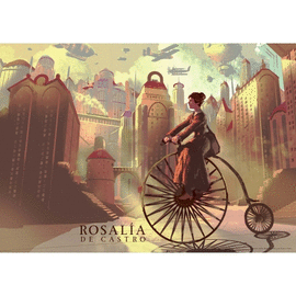 LMINA ROSALA DE CASTRO BICICLETA