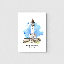 LMINA FARO PUNTA NARIGA. RUTA DE LOS FAROS. CLARA CERVIO