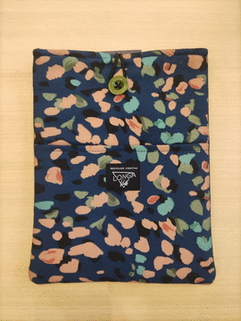 BOLSA PORTALIBROS BLUE GRANDE. BY LONGA VIDA