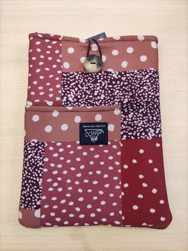 BOLSA PORTALIBROS DOTS GRANDE. BY LONGA VIDA