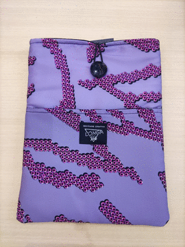 BOLSA PORTALIBROS ULTRAVIOLETA GRANDE. BY LONGA VIDA