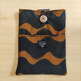 BOLSA PORTALIBROS WAVES GRANDE. BY LONGA VIDA
