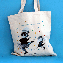 TOTEBAG. WAITING FOR THE ROARING TWENTIES. SOFIPELOESPONJA