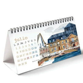 CALENDARIO SOBREMESA 2024 FERROL. BLANCA ESCRIGAS