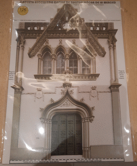 RECORTABLE SEMANA SANTA FERROL 2025. MAQUETA CAPILLA NUESTRA SEORA DE LA MERCED