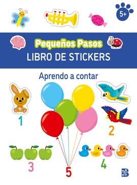 PEQUE�OS PASOS LIBRO DE STICKERS-APRENDO A CONTAR