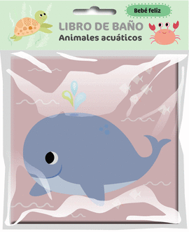 BEB FELIZ - LIBRO DE BAO - ANIMALES ACUTICOS