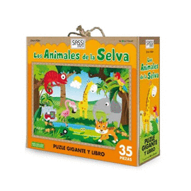 LOS ANIMALES DE LA SELVA (LIBRO PUZZLE GIGANTE)