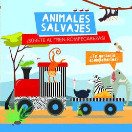 ANIMALES SALVAJES. SBERTE AL TREN ROMPECABEZAS