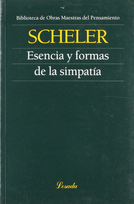 ESENCIA Y FORMAS DE LA SIMPATIA