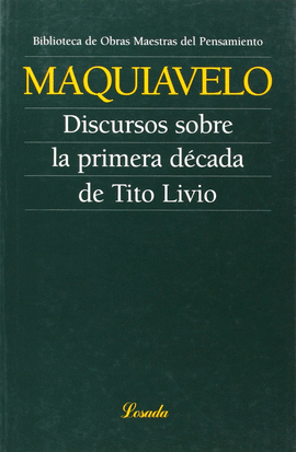 DISCURSOS SOBRE LA PRIMERA DCADA DE TITO LIVIO