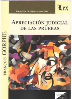 APRECIACIN JUDICIAL DE LAS PRUEBAS