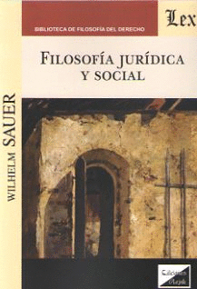 FILOSOF�A JUR�DICA Y SOCIAL