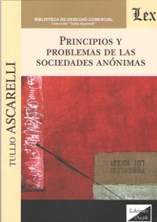 PRINCIPIOS Y PROBLEMAS DE LAS SOCIEDADES ANNIMAS