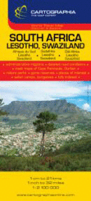 MAPA CARTOGRAPHIA SUD�FRICA, LESOTHO Y SWAZILANDIA