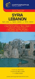 MAPA CARTOGRAPHIA SIRIA, L�BANO