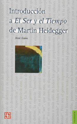 INTRODUCCI�N A EL SER Y EL TIEMPO DE MARTIN HEIDEGGER