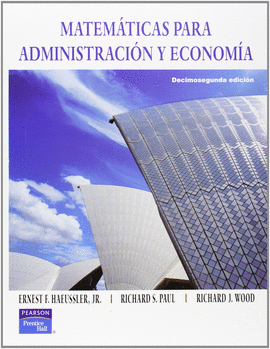 MATEMATICAS PARA ADMINISTRACION Y ECONOMIA