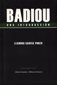 BADIOU. UNA INTRODUCCIN