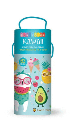 TUBICOLOR KAWAII (LIBRO PARA COLOREAR + MEGA PUZZLE)