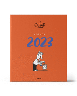 QUINO 2023 AGENDA ENCUADERNADA NARANJA