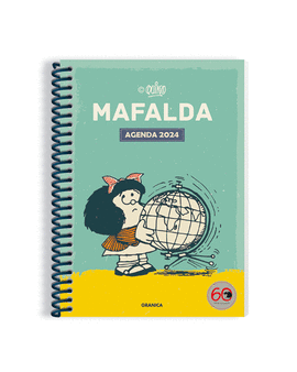 MAFALDA 2024, ANILLADA M�DULOS TURQUESA
