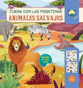 ANIMALES SALVAJES. JUEGA CON LAS PEGATINAS