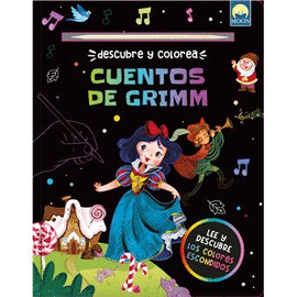 DESCUBRE COLOREA CUENTOS DE GRIMM