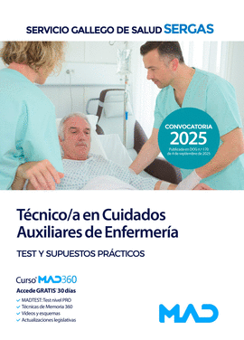 TECNICO/A CUIDADOS AUXILIARES (TEST Y SUPUESTOS PRACTICOS).