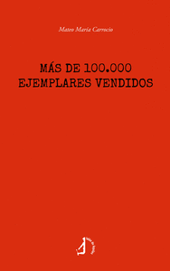 M�S DE 100.000 EJEMPLARES VENDIDOS