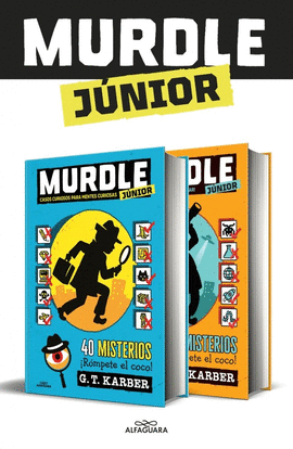 MURDLE JUNIOR - PACK CON 2 LIBROS: CASOS CURIOSOS PARA MENTES CURIOSAS Y PREPARA
