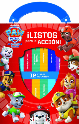 LA PATRULLA CANINA - PAW PATROL - MI PRIMERA BIBLIOTECA - 12 LIBROS DE CART�N -